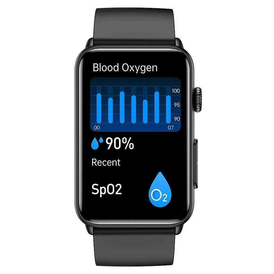 Smart Health Monitoring Watch for Glucose Trends Blood Pressure and Heart Rate
