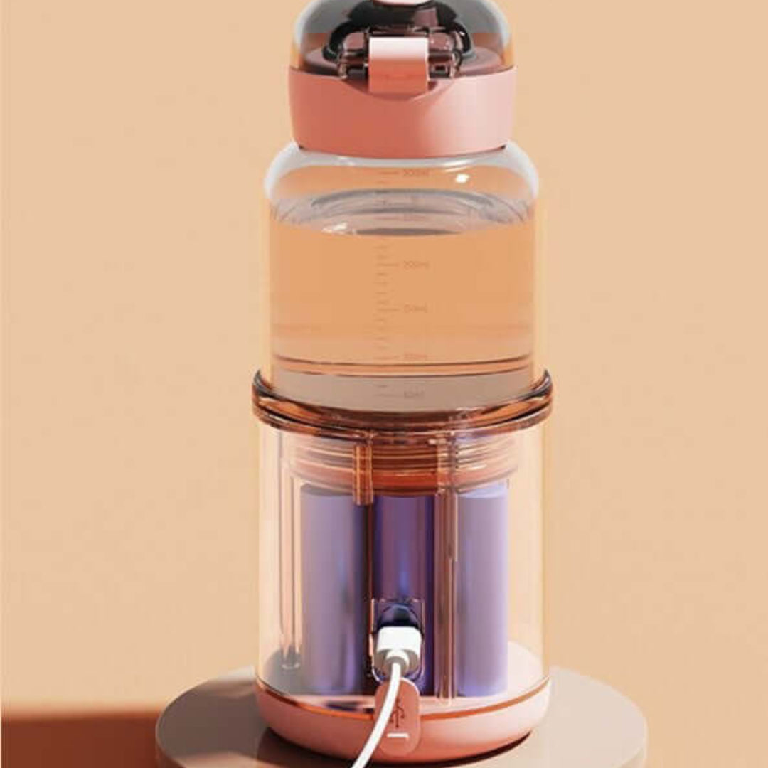 Smart Heated Water Bottle USB C Rechargeable Temperature Display Leakproof 300ml