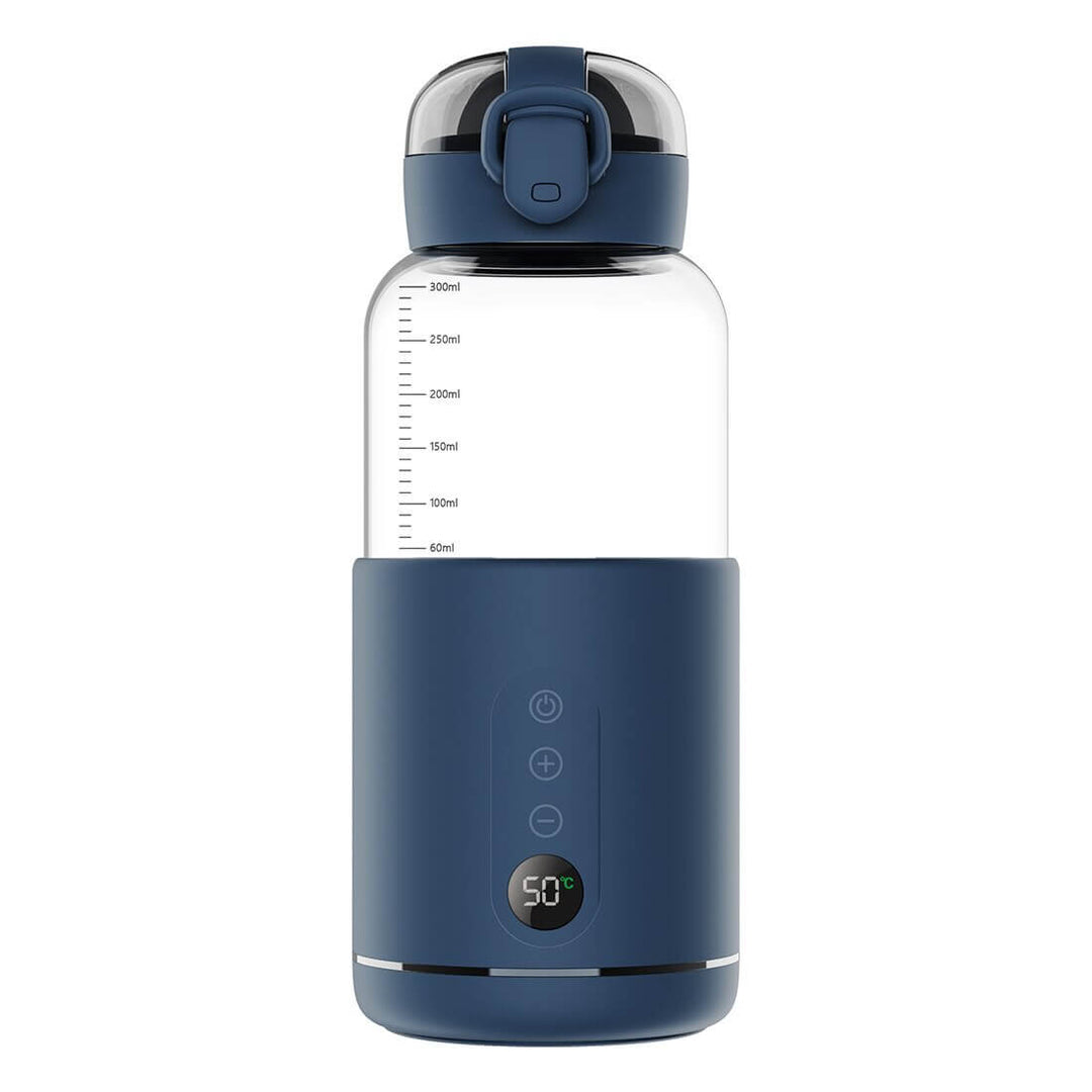 Smart Heated Water Bottle USB C Rechargeable Temperature Display Leakproof 300ml