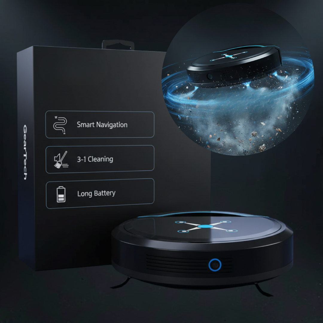 Smart robotstøvsuger og -gulvvasker, automatisk gulvrengøring, multifunktionel