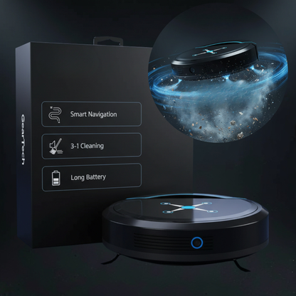 Smart robotstøvsuger og -gulvvasker, automatisk gulvrengøring, multifunktionel