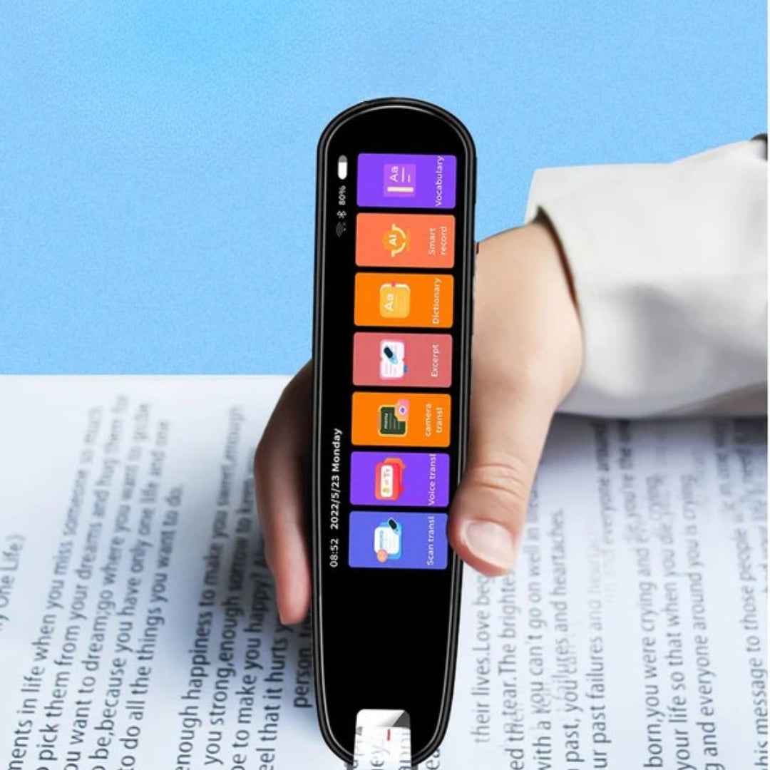 Smart Translation Pen Real Time Language Translator Scanner with Voice and Text Translation