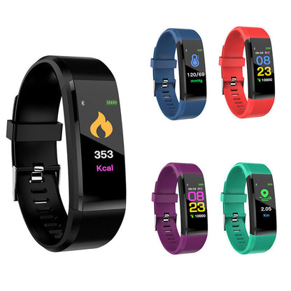 Smartwatch Fitness Tracker Heart Rate Sleep Monitor Bluetooth Activity Watch