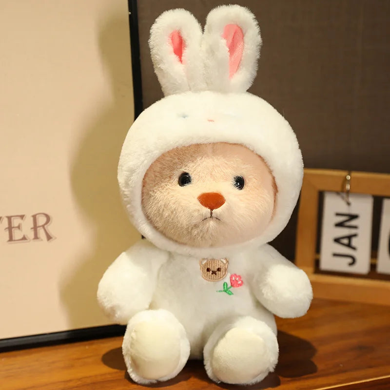 Soft Comfort Teddy Bear Plush Emotional Support Toy for Stress Relief and Comfort