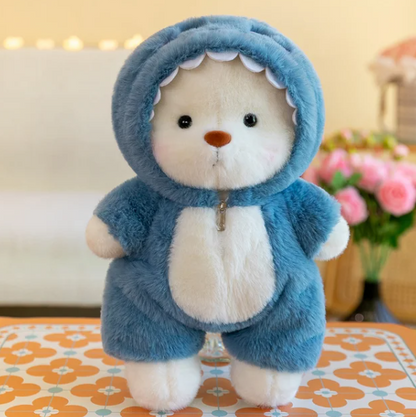 Soft Comfort Teddy Bear Plush Emotional Support Toy for Stress Relief and Comfort