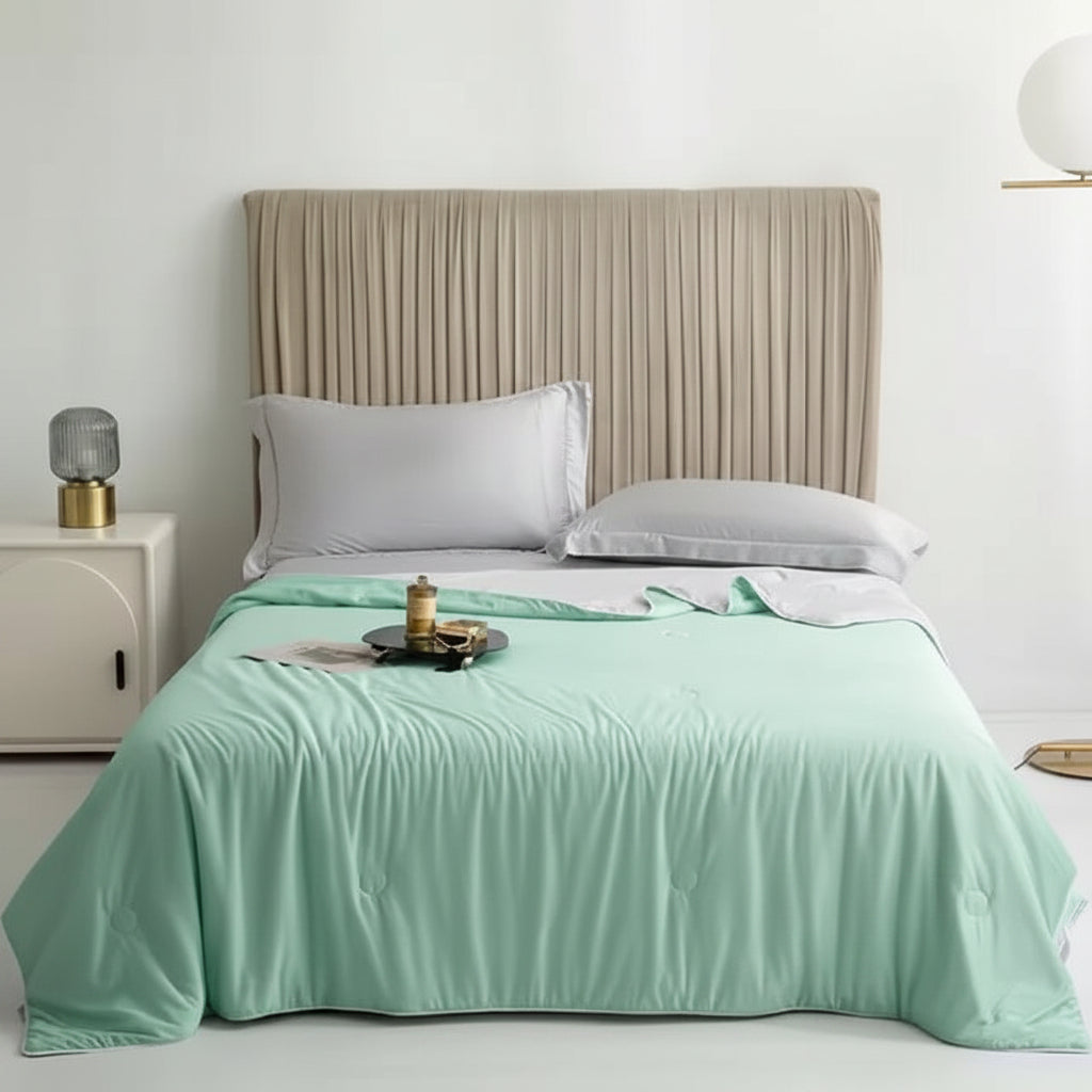 Coperta refrigerante morbida e leggera in tessuto traspirante che assorbe l'umidità