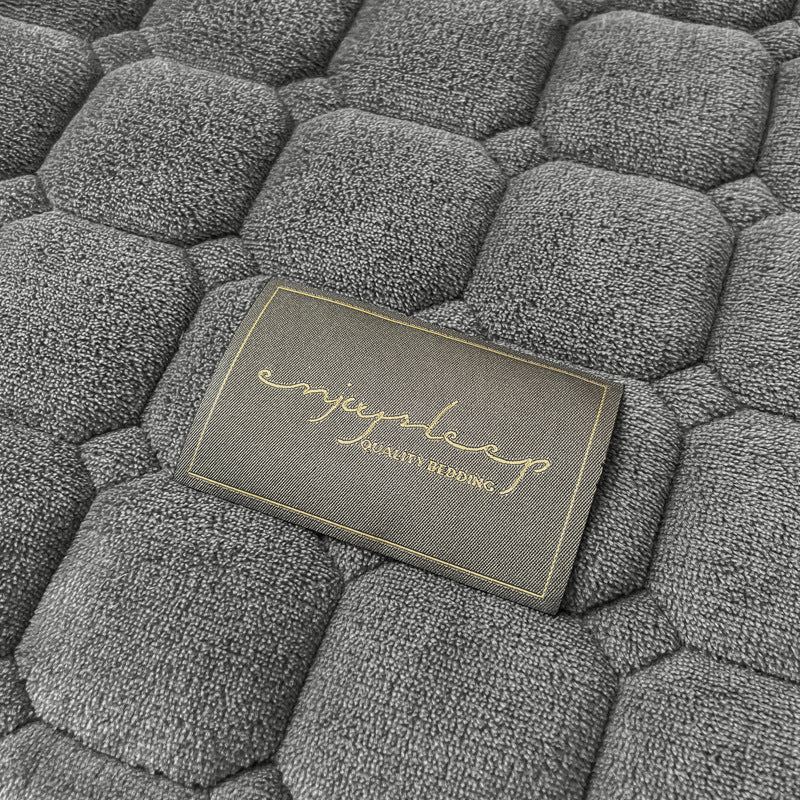 Soft Modern Textured Throw Blanket Square Pattern Plush Home Cover