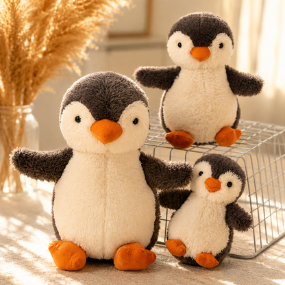 Soft Penguin Plush Toy for Cuddling and Sleep