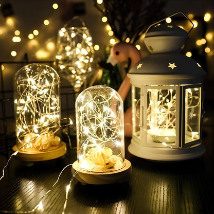 Solar Fairy String Lights Weather Resistant LED Garden Party Decoration