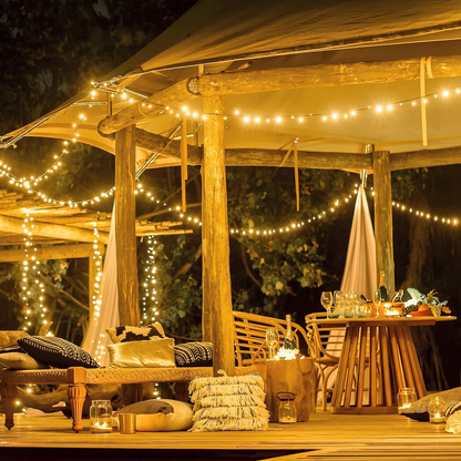 Solar Fairy String Lights Weather Resistant LED Garden Party Decoration