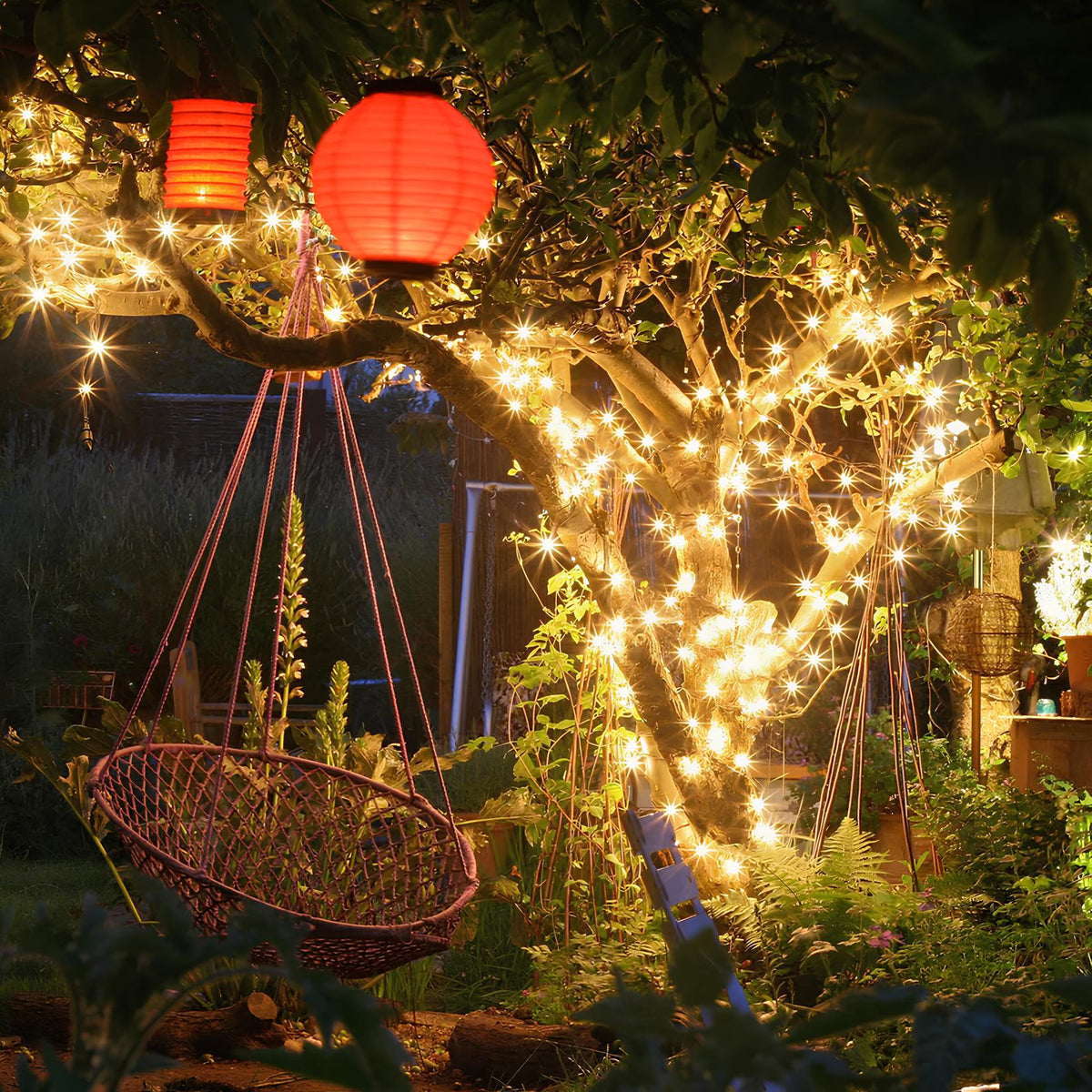 Solar Fairy String Lights Weather Resistant LED Garden Party Decoration