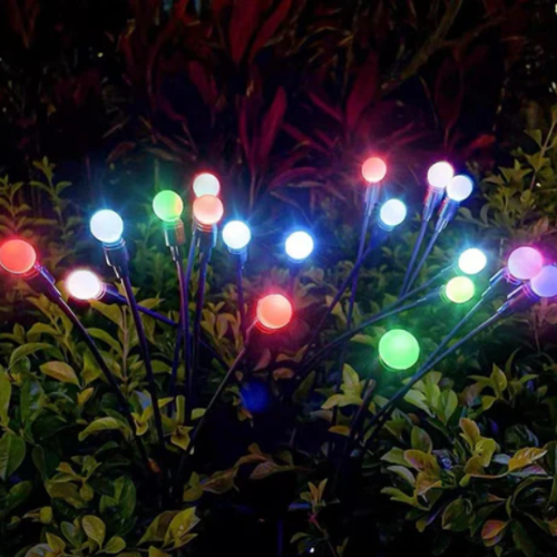 Solar Firefly Garden Lights Waterproof Flickering LED Outdoor Solar Stake Lights