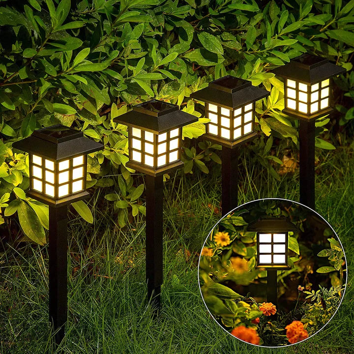 Solar Garden Lights Outdoor Waterproof Energy Efficient Pathway Lighting