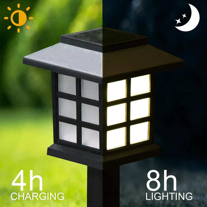 Solar Garden Lights Outdoor Waterproof Energy Efficient Pathway Lighting