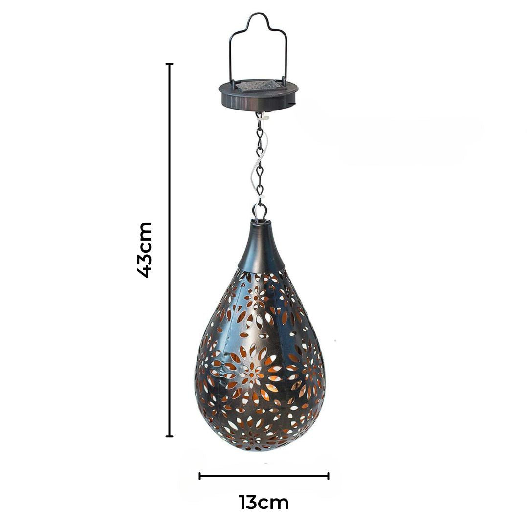 Solar Hanging LED Garden Lights Waterproof Outdoor Solar Pendant Lights