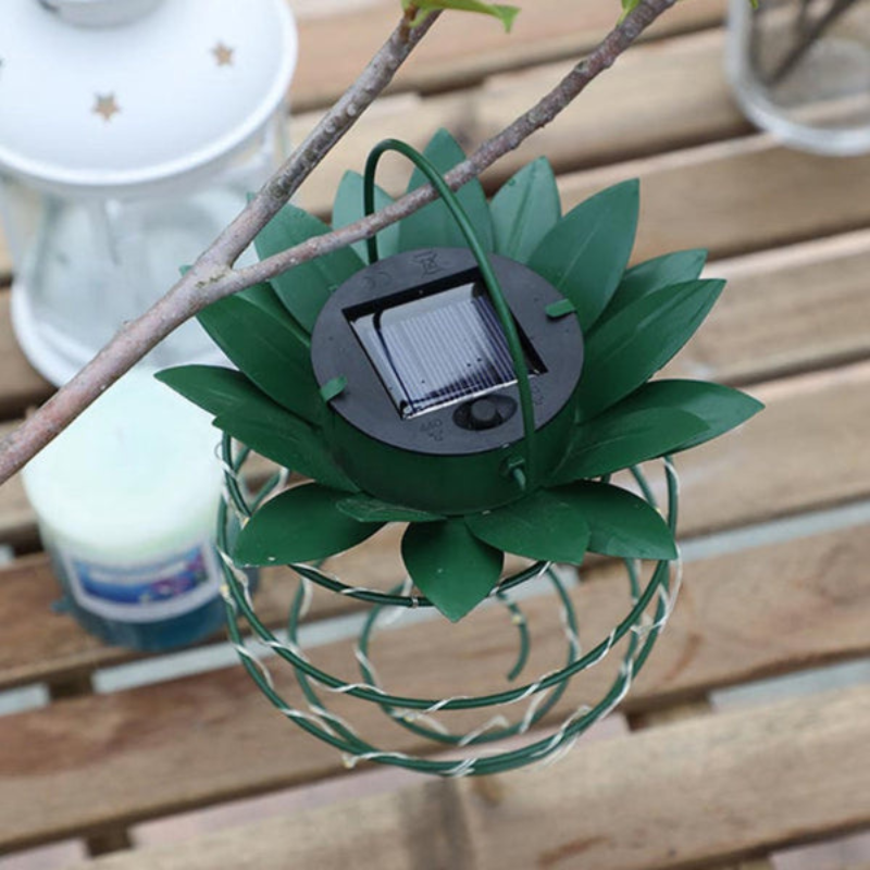 Solar Hanging Outdoor Lantern Waterproof Garden Patio Solar Light