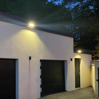 Solar LED Flood Light Motion Sensor Outdoor Security Light 1800 Lumen Waterproof