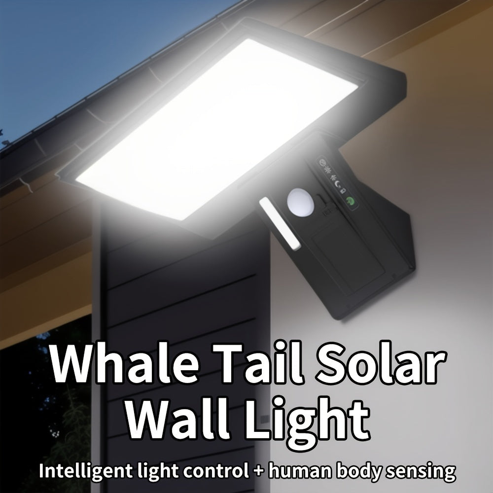 Solar LED Outdoor Floodlight Motion Sensor Wireless Waterproof Security Light