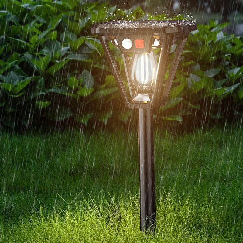 Solar Motion Sensor Garden Light Waterproof Outdoor Pathway Lamp