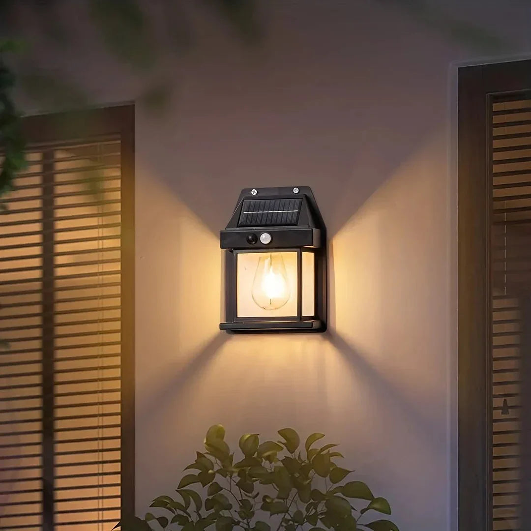 Solar Motion Sensor Outdoor Wall Light Ultra Bright LED Waterproof Security Light