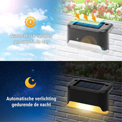 Solar Powered Wall Light Automatic Wireless Outdoor Garden Fence Patio Lighting