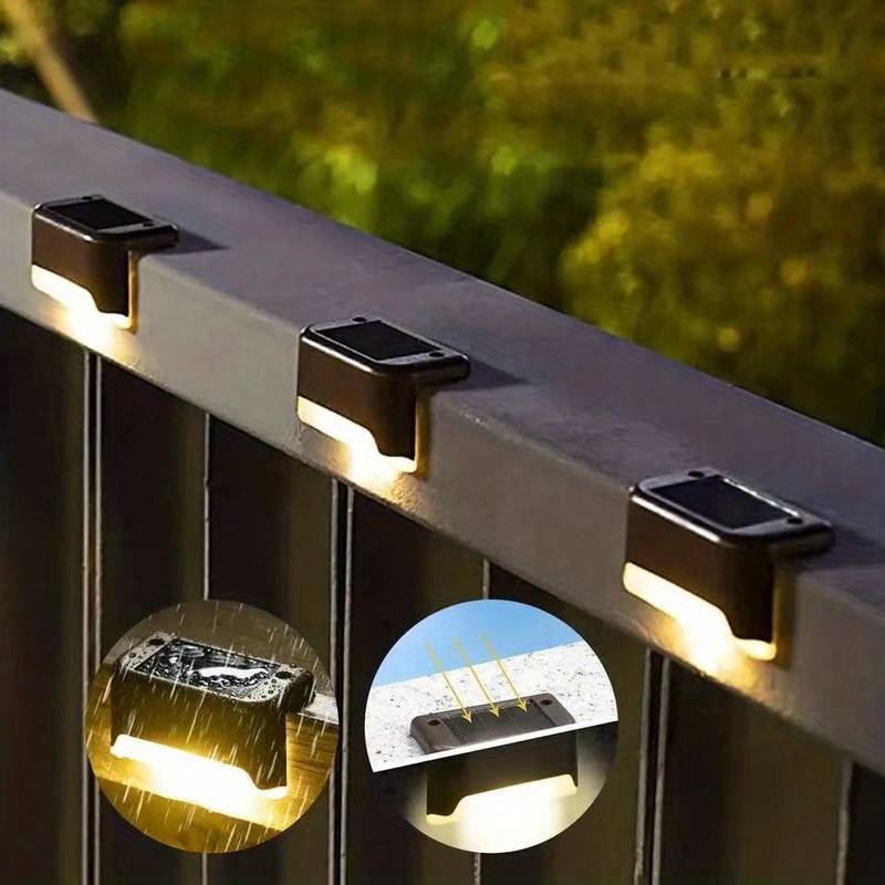 Solar Powered Wall Light Automatic Wireless Outdoor Garden Fence Patio Lighting