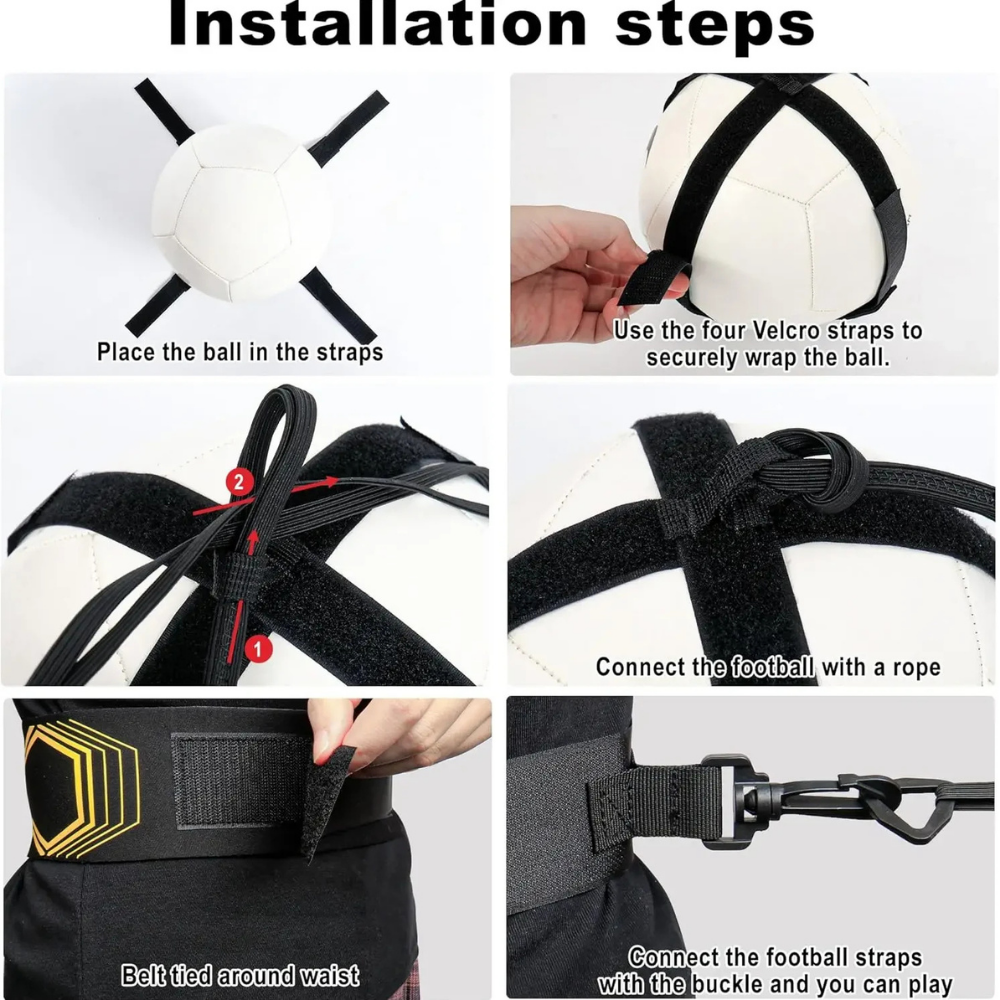 Solo Soccer Training Belt for Ball Control Practice