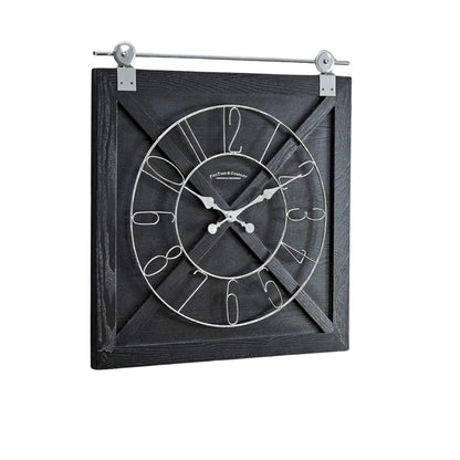Square Minimalist Wall Clock Silent Modern Home Decor