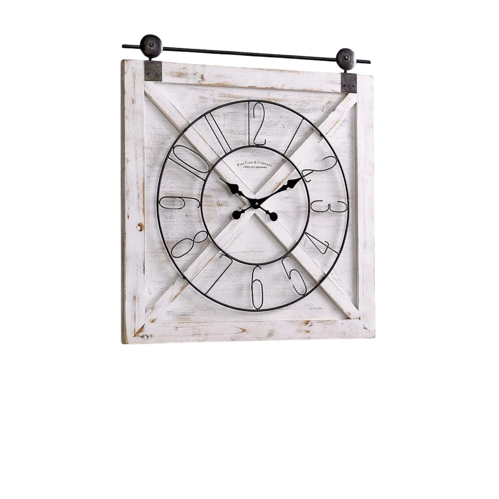 Square Minimalist Wall Clock Silent Modern Home Decor