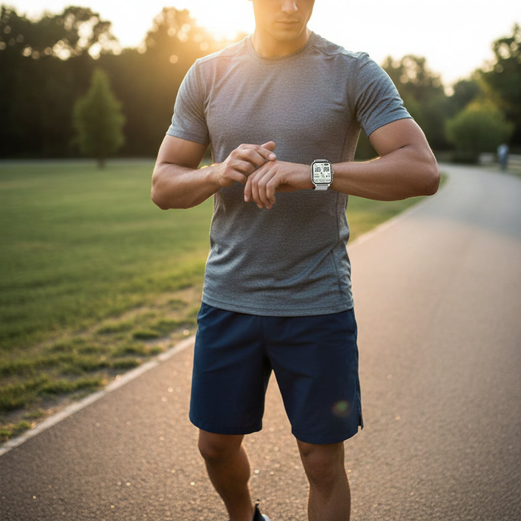 Square Smart Watch with Fitness and Activity Tracking