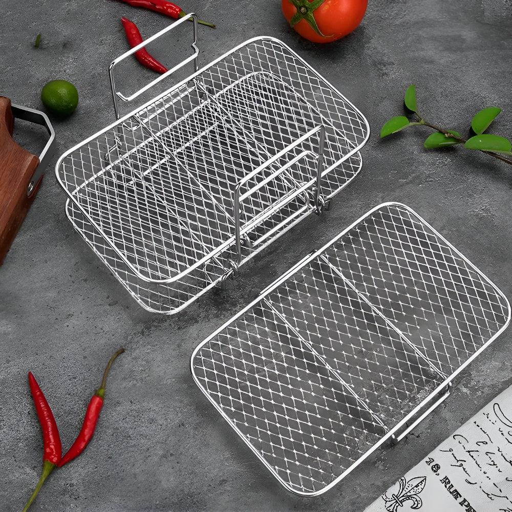 Stackable Stainless Steel Air Fryer Cooking Rack