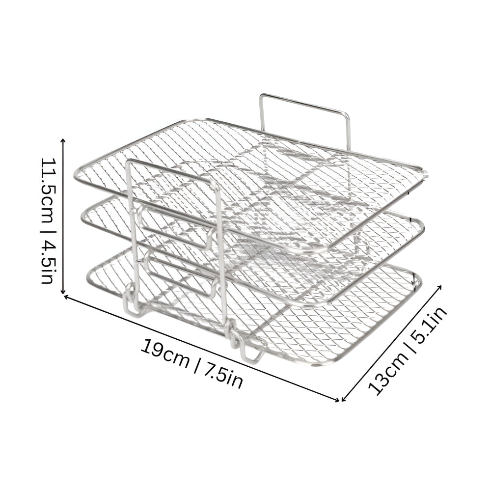 Stackable Stainless Steel Air Fryer Cooking Rack