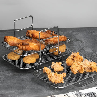Stackable Stainless Steel Air Fryer Cooking Rack