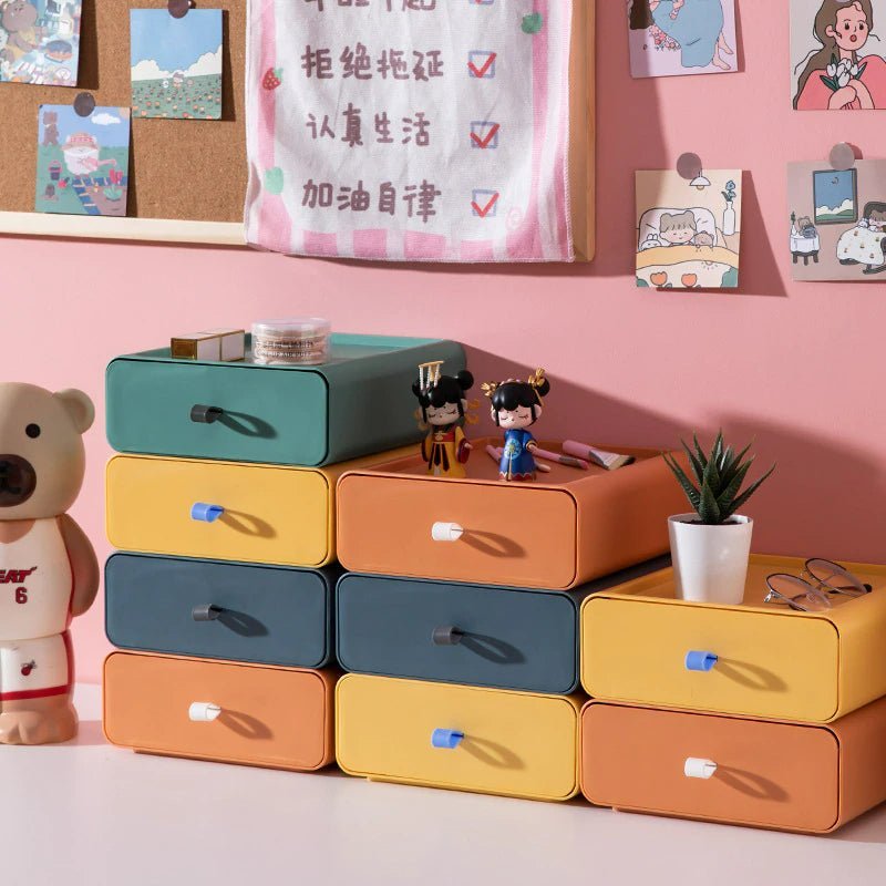 Stackable Storage Organizer Box Modern Storage Bins for Home Closet Office Organization