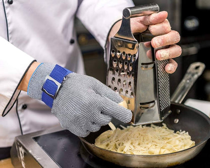 Stainless Steel Cut Resistant Safety Gloves Heavy Duty Work Protection