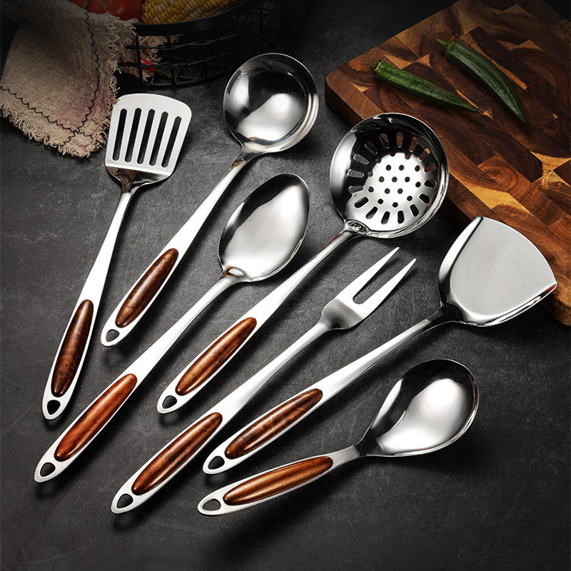 Stainless Steel Kitchen Utensil Set for Daily Cooking