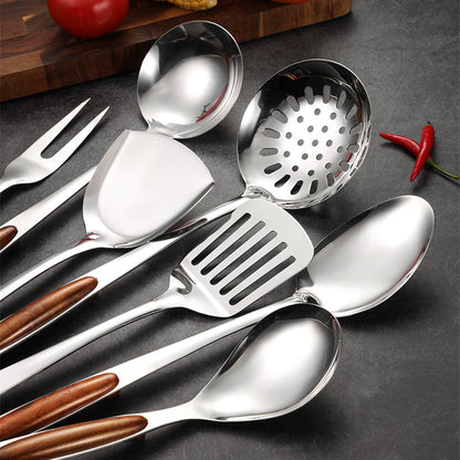 Stainless Steel Kitchen Utensil Set for Daily Cooking