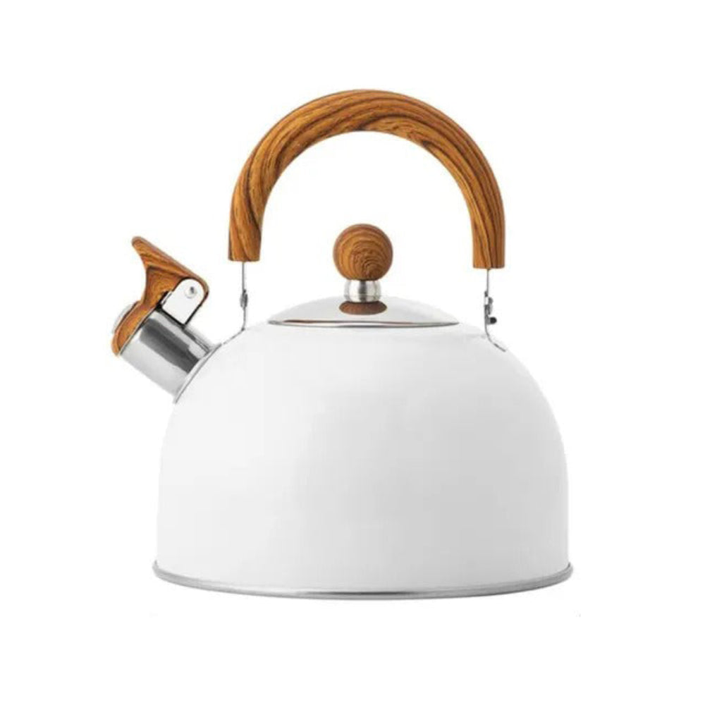 Stainless Steel Whistling Stove Kettle with Heat Resistant Handle for Kitchen