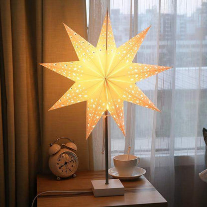 StellarGlow Radiant LED Star Table Lamp for Ambient Home Lighting