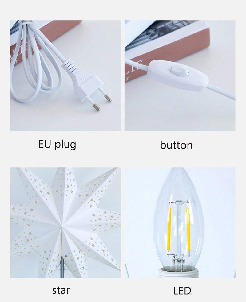 StellarGlow Radiant LED Star Table Lamp for Ambient Home Lighting