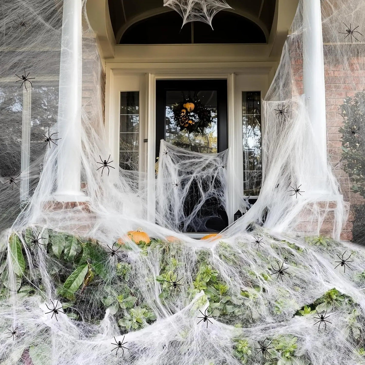 Stretch Spider Web Halloween Decoration Outdoor Party Garden Decor