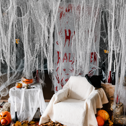 Stretchable Halloween Fabric Indoor Party Wall Door Window Decoration