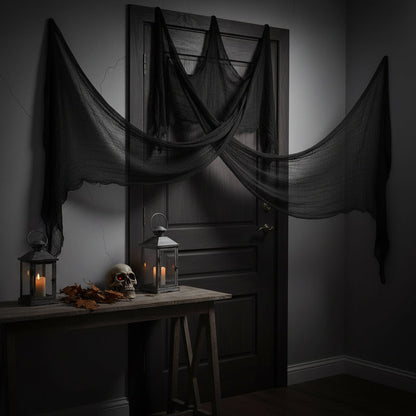 Stretchable Halloween Fabric Indoor Party Wall Door Window Decoration