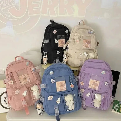 Stylish School Backpack Student Laptop Backpack 15 Inch Lightweight