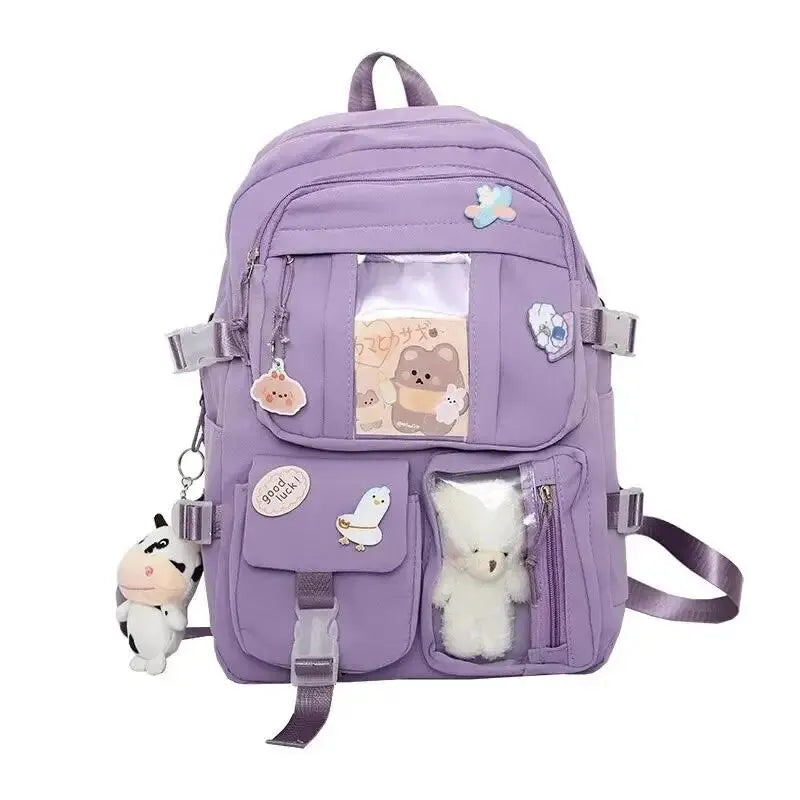 Stylish School Backpack Student Laptop Backpack 15 Inch Lightweight