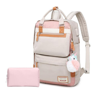 Stylish Waterproof Women’s Backpack with 15.6 Inch Laptop Compartment