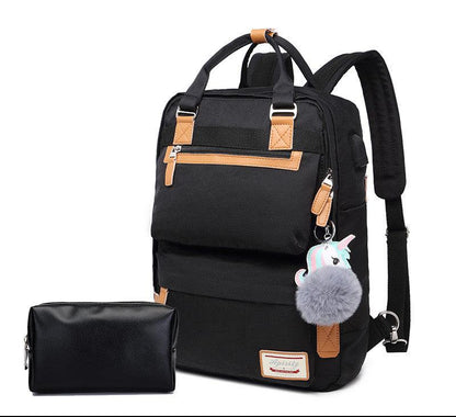 Stylish Waterproof Women’s Backpack with 15.6 Inch Laptop Compartment