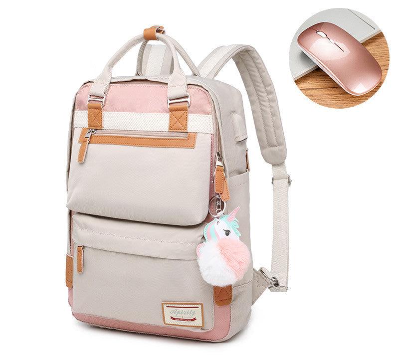 Stylish Waterproof Women’s Backpack with 15.6 Inch Laptop Compartment