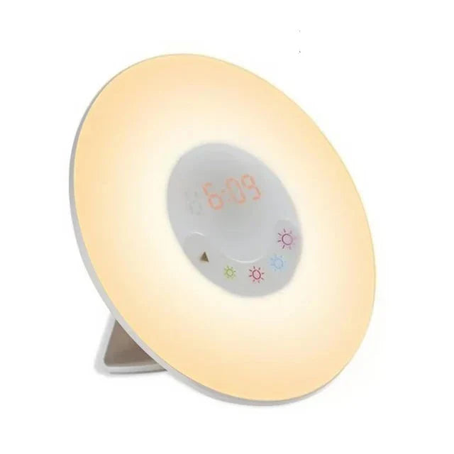 Sunrise Alarm Clock Natural Light Sound Wake Lamp