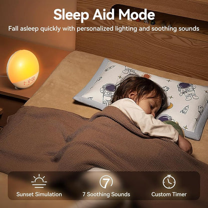 Sunrise Light Alarm Clock Multifunction Smart Wake Up Lamp
